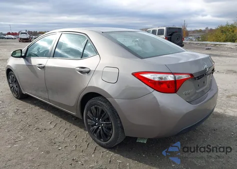 2015 Toyota Corolla Le z USA, uszkodzony, nr VIN 2T1BURHE7FC287675